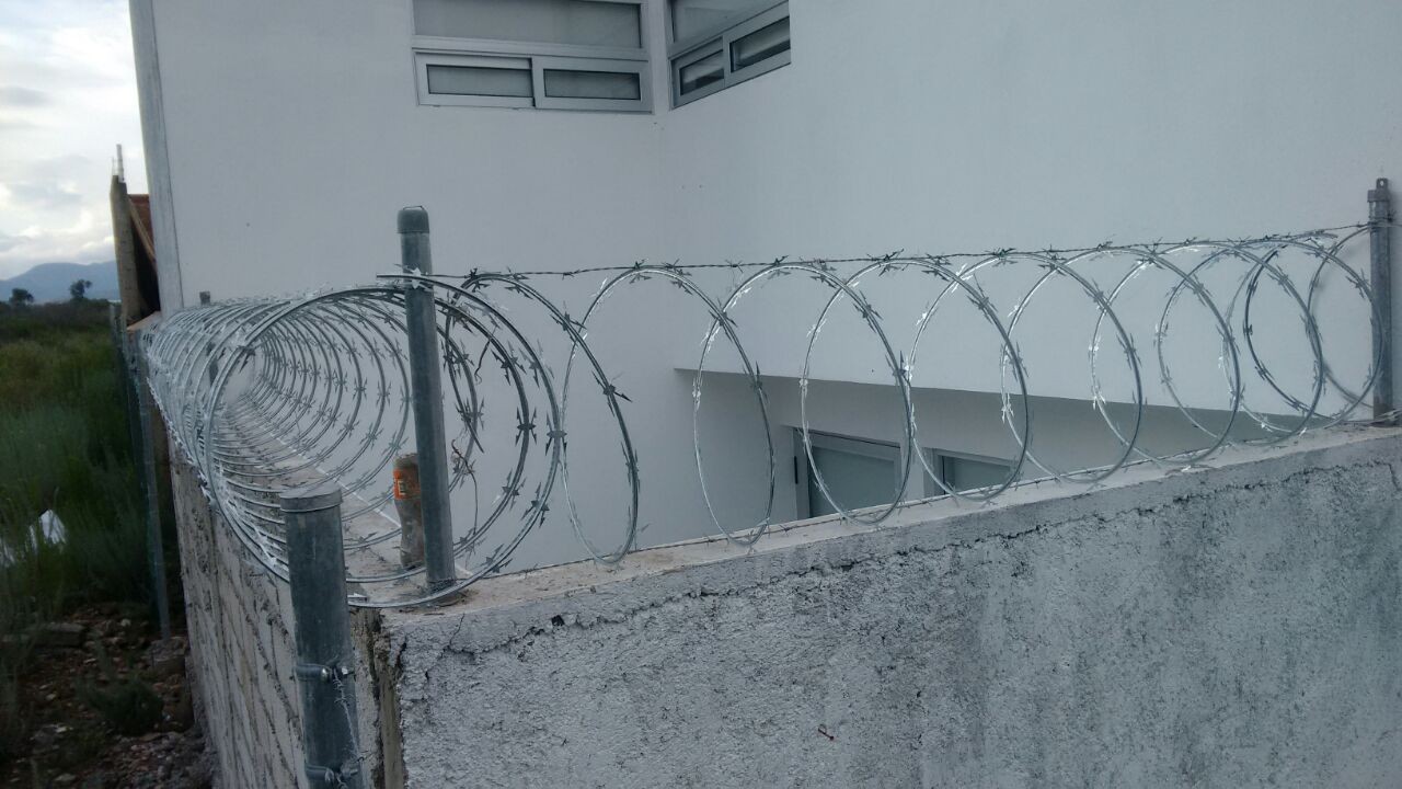 Concertina tipo militar, sobre barda