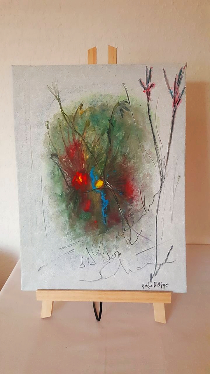 Maße Gräser/Blumen 40x30x1,5cm