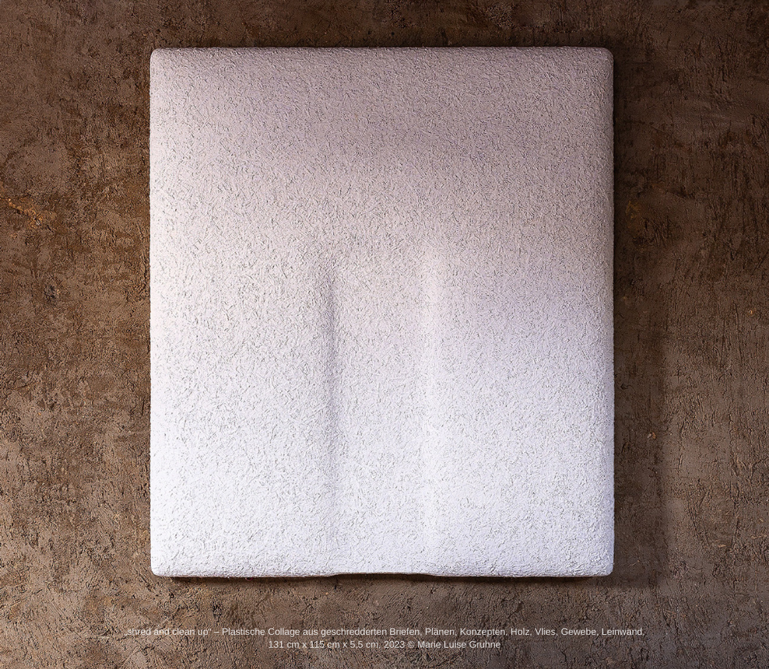 Marie Luise Gruhne "shred and clean up" 