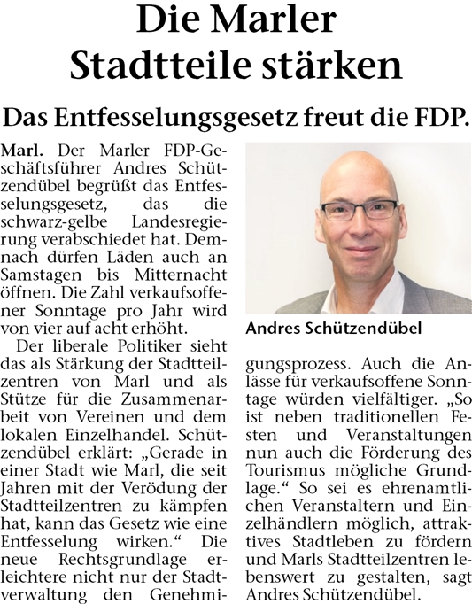 Partnersuche marler zeitung
