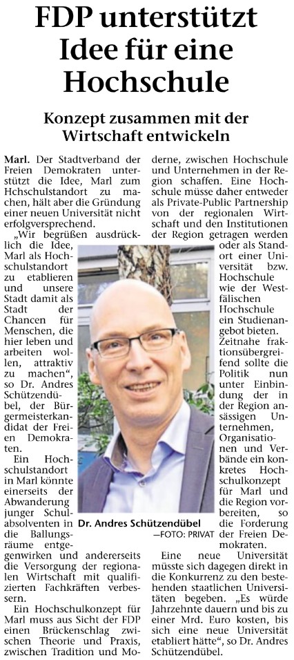 Partnersuche marler zeitung