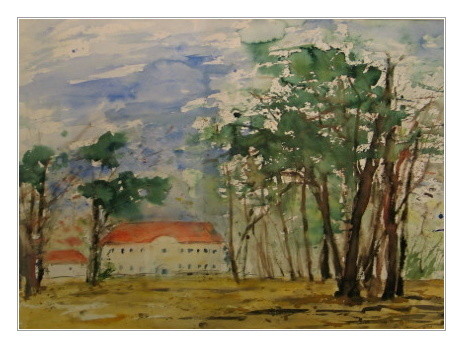 Aquarell von Hans-Jürgen Gaudeck