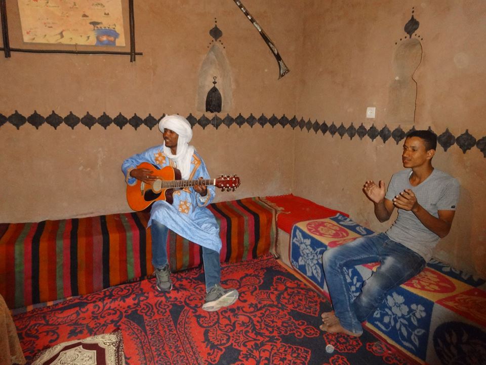 Musica con Said ed Atman all'ecolodge