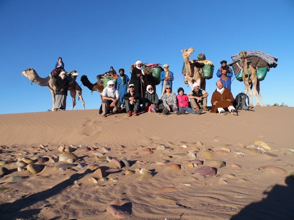 Un bel gruppo durante il trekking