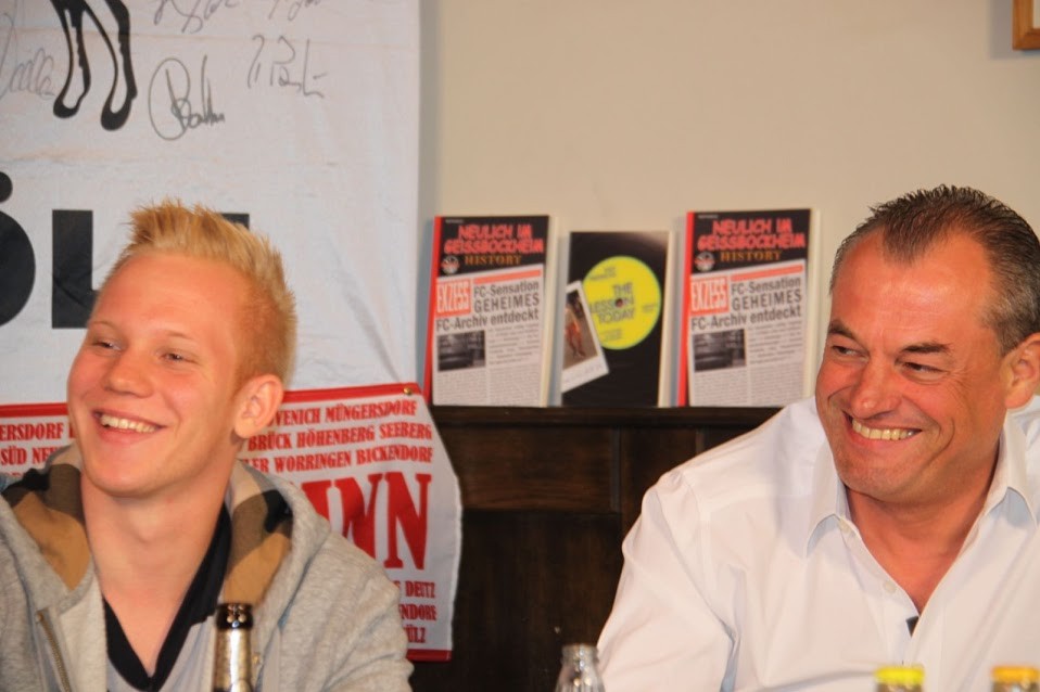 FC-Profi Sascha Bigalke und Markus Höhner von Sport1