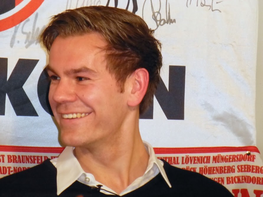FC-Torwart Thomas Kessler bei seinem Besuch