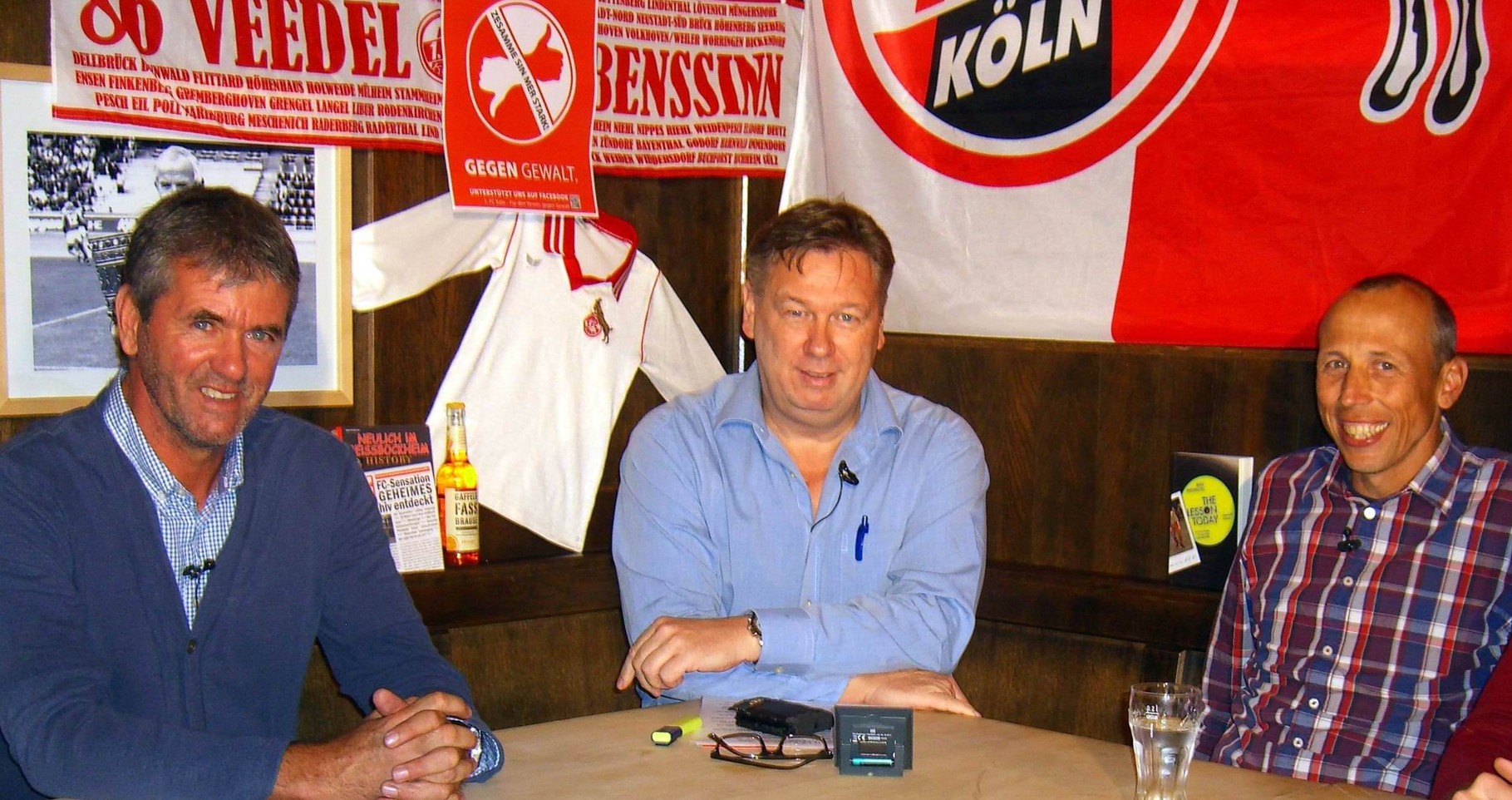 Ex-Cheftrainer Friedhelm Funkel (links) und FC-Aufstiegsspezialist Matthias Scherz
