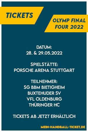 Tickets für das OLYMP Final Four 2022 in Stuttgart