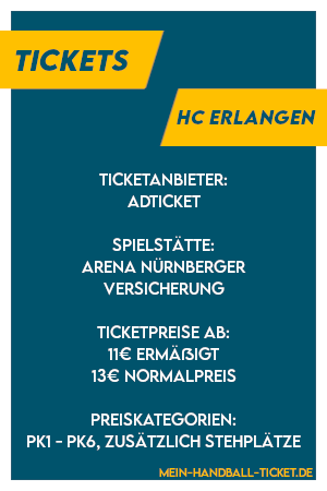 Infos zu HC Erlangen Tickets