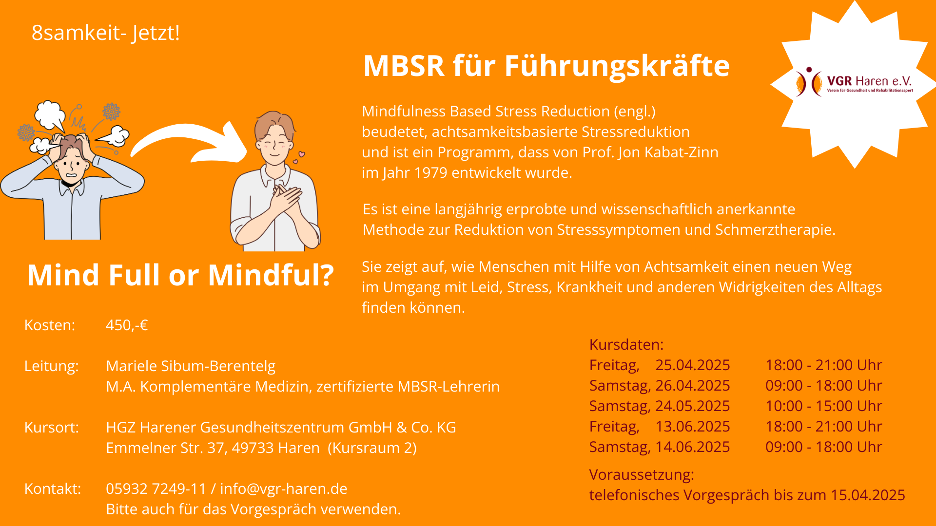 MBSR für Führungskräfte