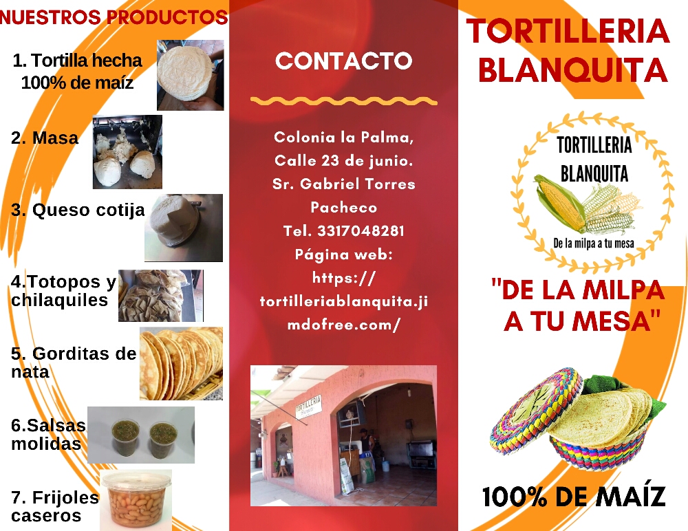 QUIENES SOMOS 😌 Página web de tortilleriablanquita