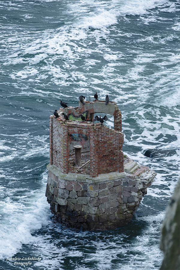 Das alte Pegelhaus am Kap Arkona auf Rügen.