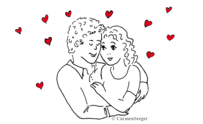 Liebe Ist Wenn Zwei Herzen Wie Eins Schlagen Sinnbilder