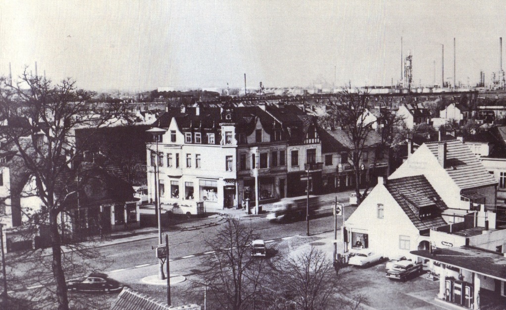 Die jetzige "Ritterhuder Heerstraße", 1961