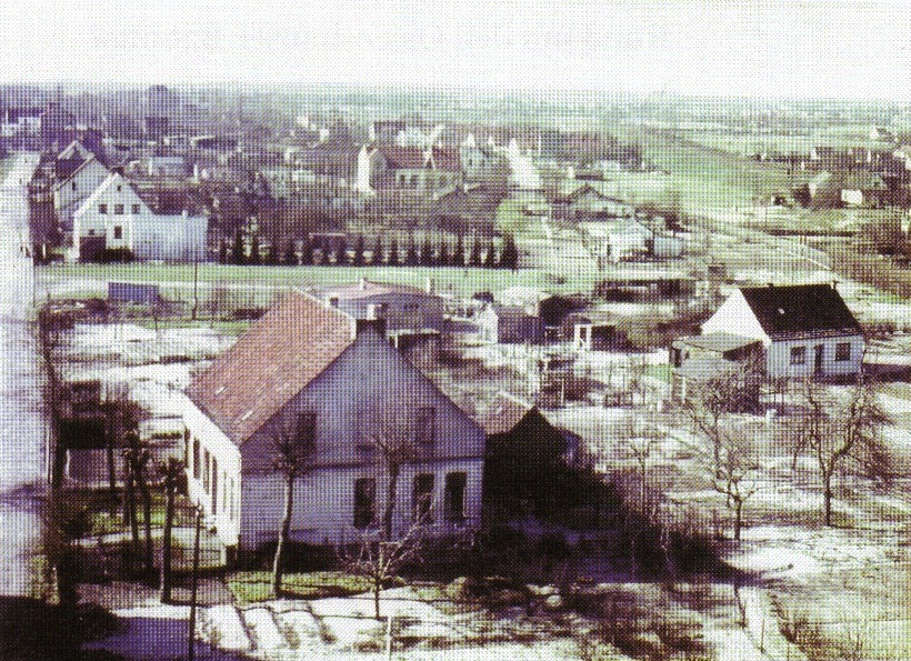 Straße "Am Krähenberg" Ecke "Ritterhuder Heerstraße", 1960