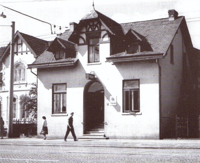 Die alte Polizeiwache, "Oslebshauser Heerstraße" um 1950