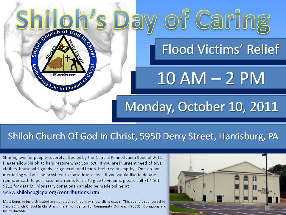 Shiloh COGIC Community Day of Caring Flyer