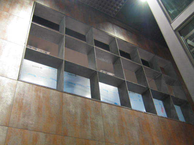 metalsign Metallfarbe - Wandverkleidung – Raumteiler – Schiebetür