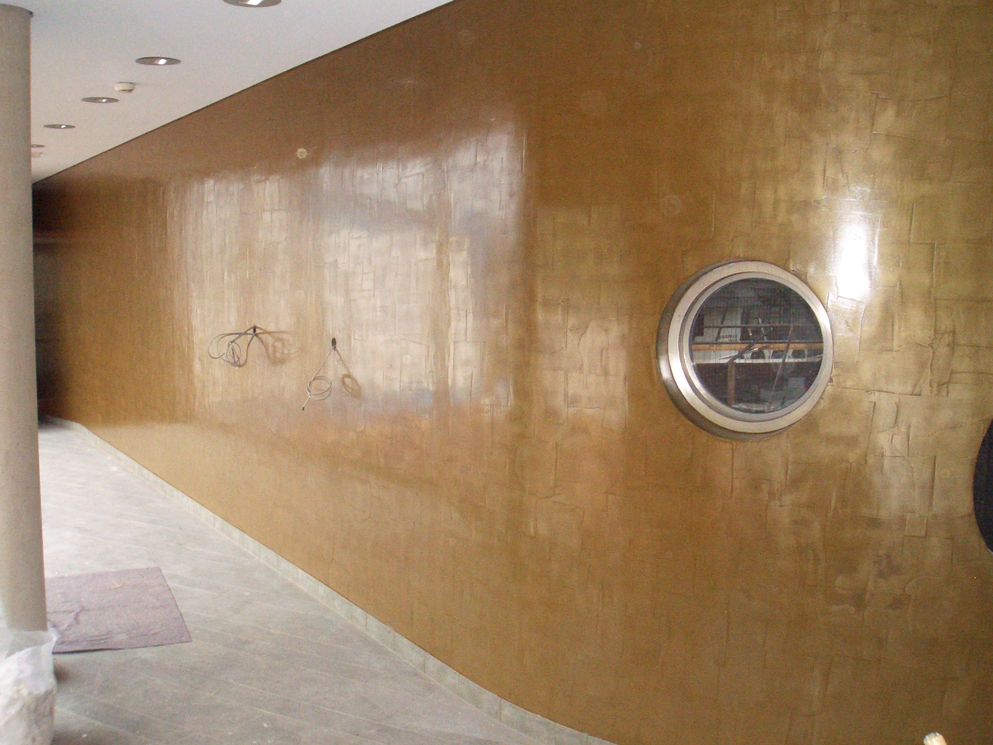 metalsign Metallfarbe - Wandverkleidung – Raumteiler – Schiebetür