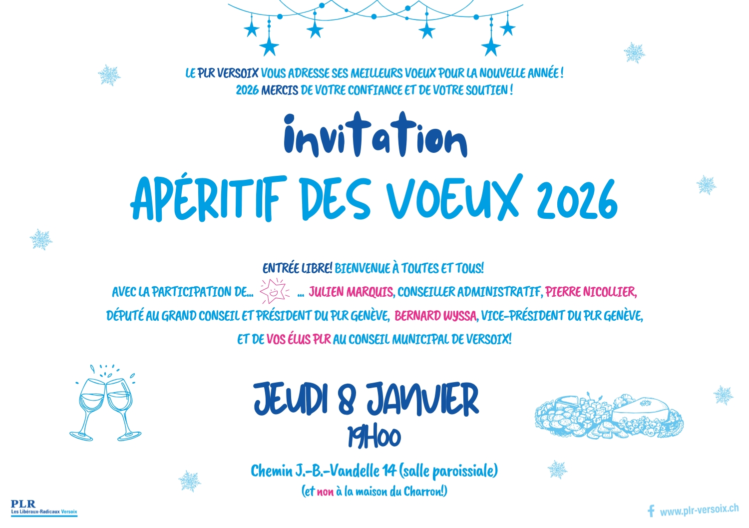 Joyeuses Fêtes! | Invitation à l'apéritif du 8 janvier!