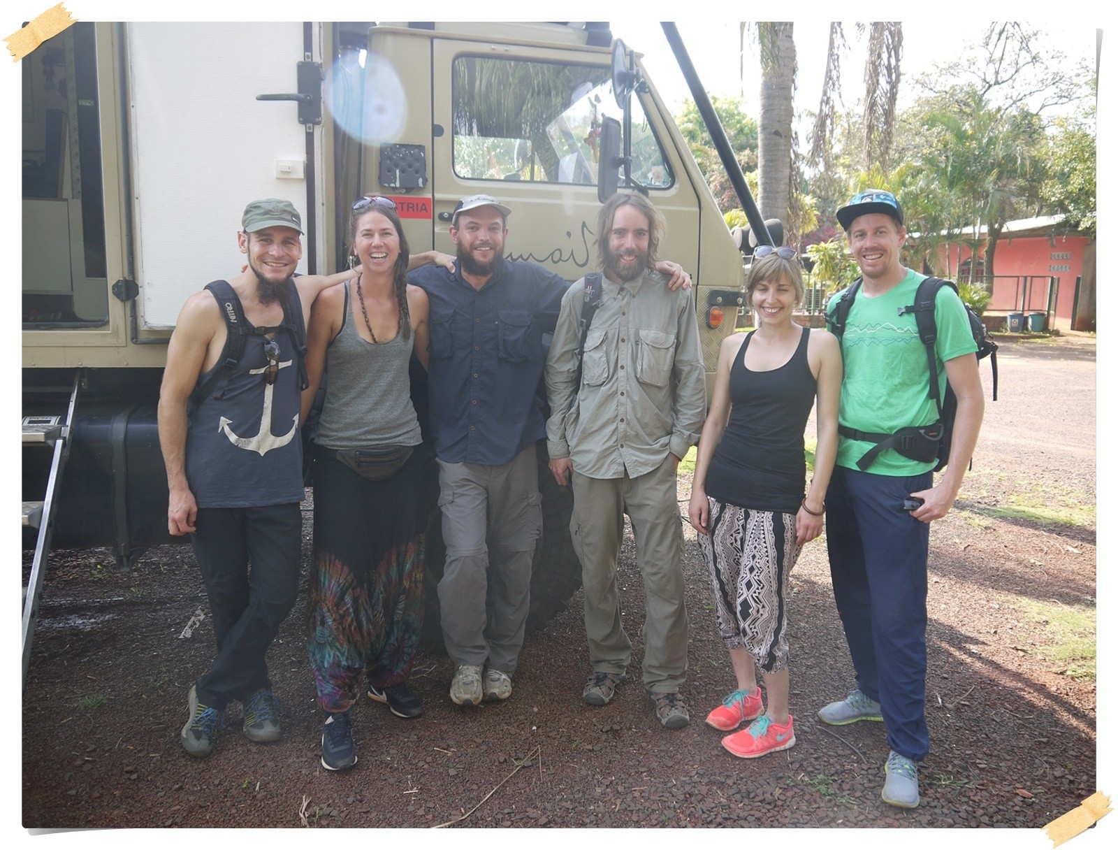 Diese jungen Leute waren eine schöne Begegnung in Foz do Iguazu