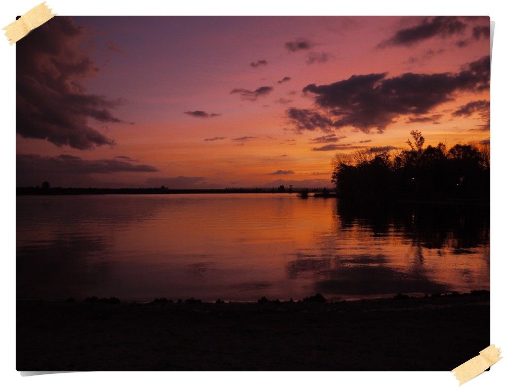 Sonnenuntergang Rio Uruguay