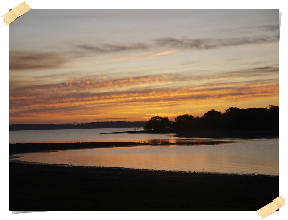 Sonnenuntergang am Rio Uruguay