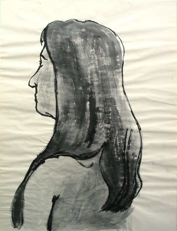 Girl From Back (Spring 2007, Ink)