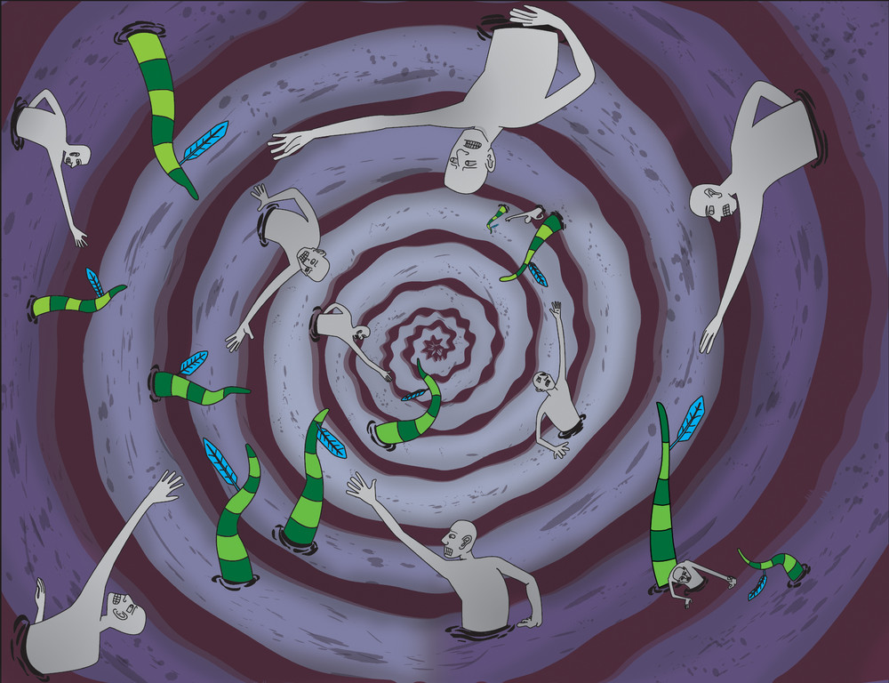 Spiral Abyss (2008, Adobe Illustrator)