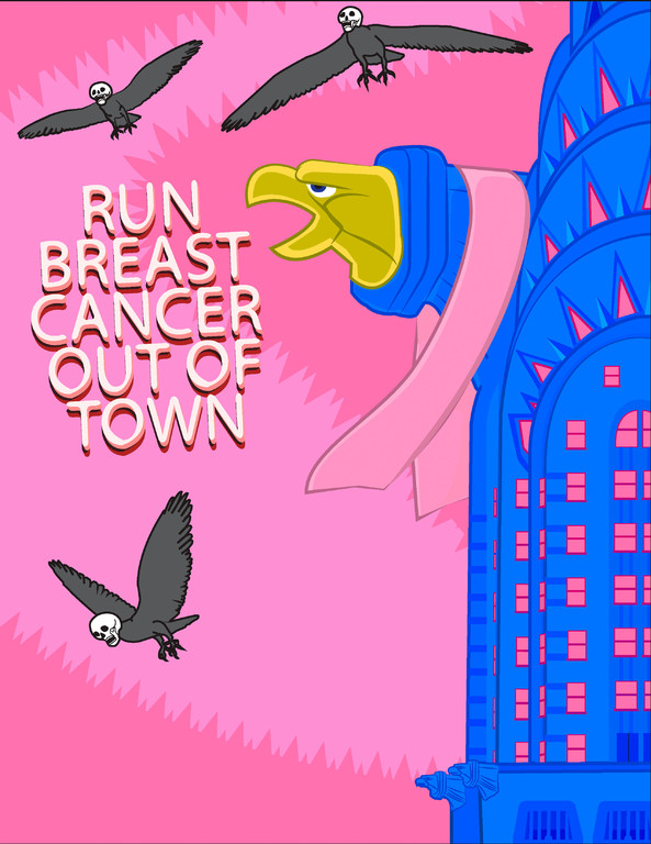Run Breast Cancer Out of Town (illustrator) Copyright 2010 by Alex Palacio