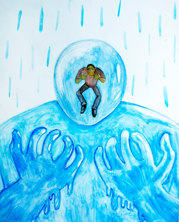 water man-2008-watercolor
