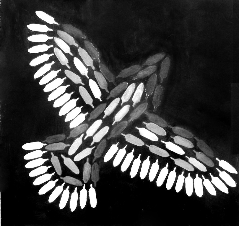 Eagle Feathers (Spring 2006, Acrylic)