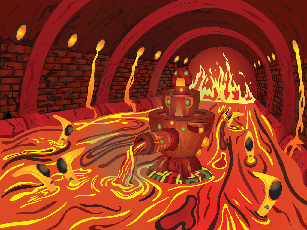 Lava Sewers (2008, Adobe Illustrator)