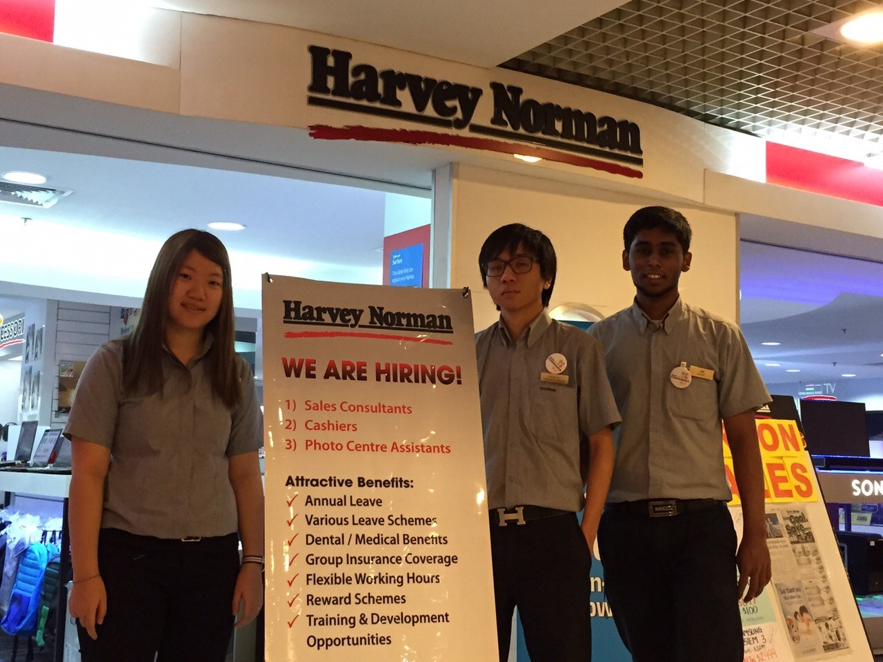 HarveyNorman to SMS24/7 Smart Job Info!