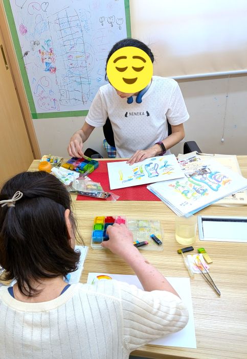 安先生の花文字体験会報告