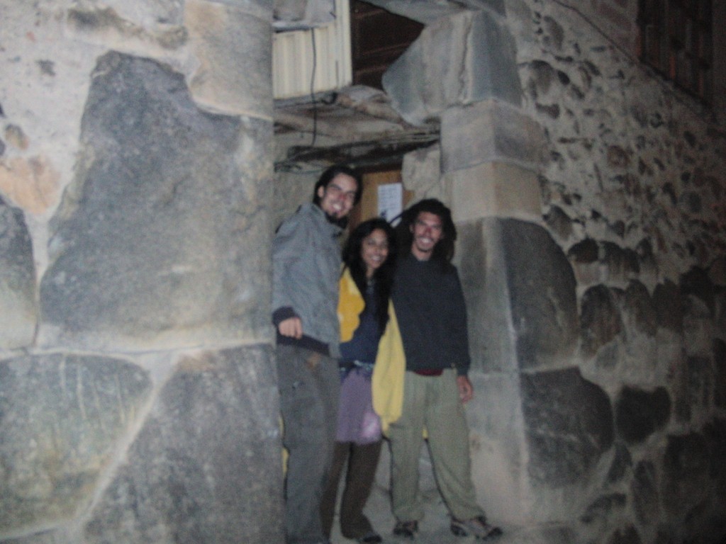 En una puerta inca original , perfectamente conservada, Ollantaytambo