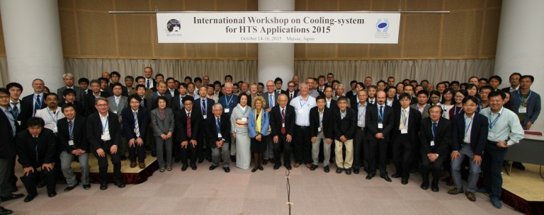 The participants of International Workshop on Cooling-system for HTS Applications 2015