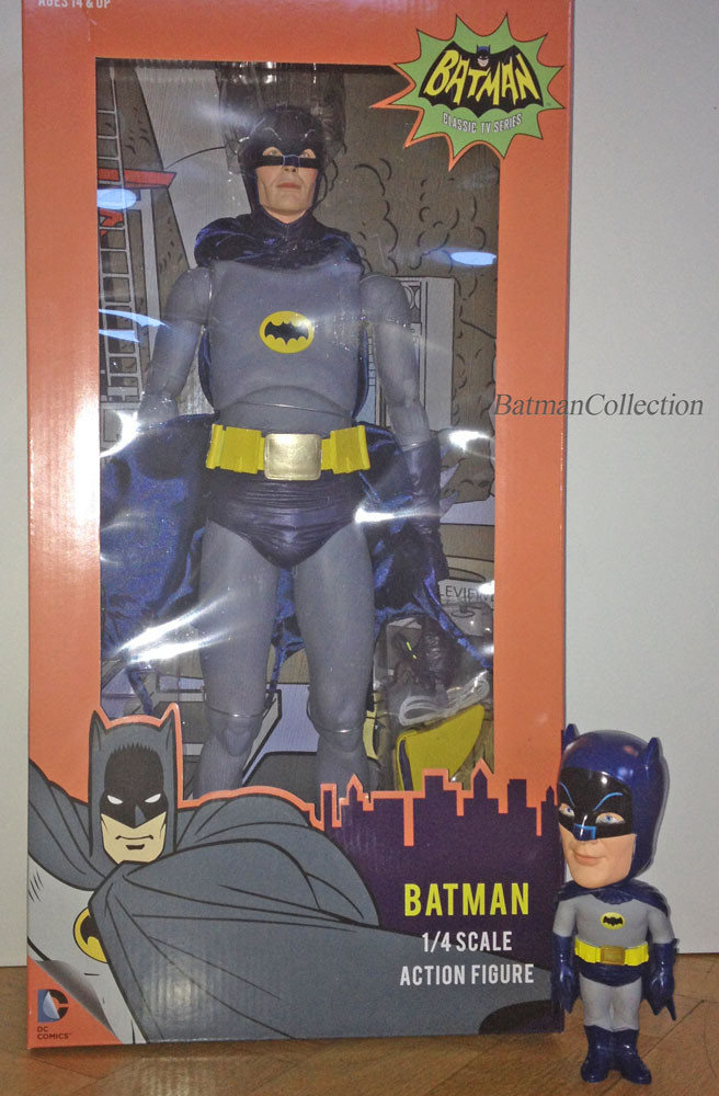 Batman '66 (Adam West) by NECA + Wacky Wobbler Batman '66 by Funko