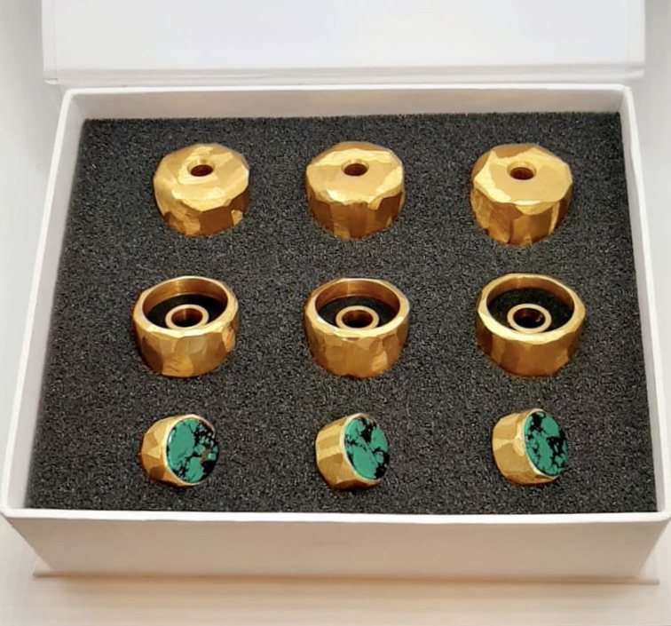 【トランペット用パーツ】JC CUSTOM トリムキット　金メッキ Bach用 Bach バック / 1812G トリムキット トランペット用 (へビー
