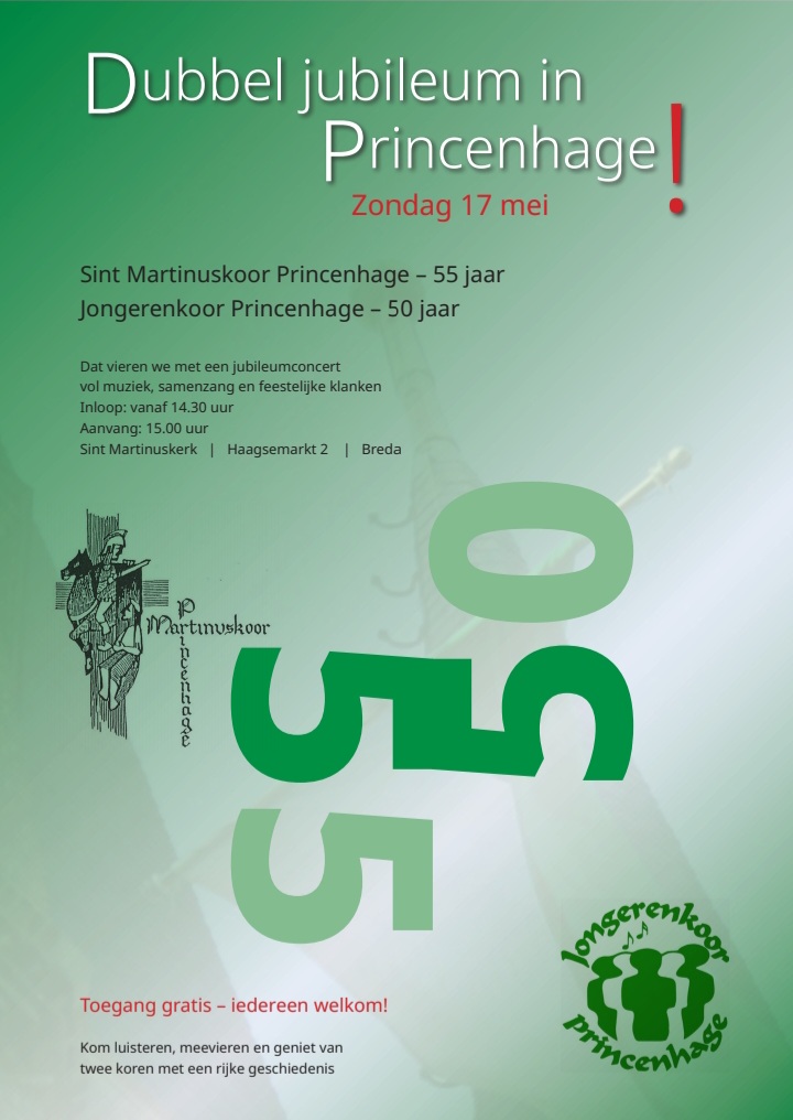 Feestelijk concert Sint Martinuskoor en JKP