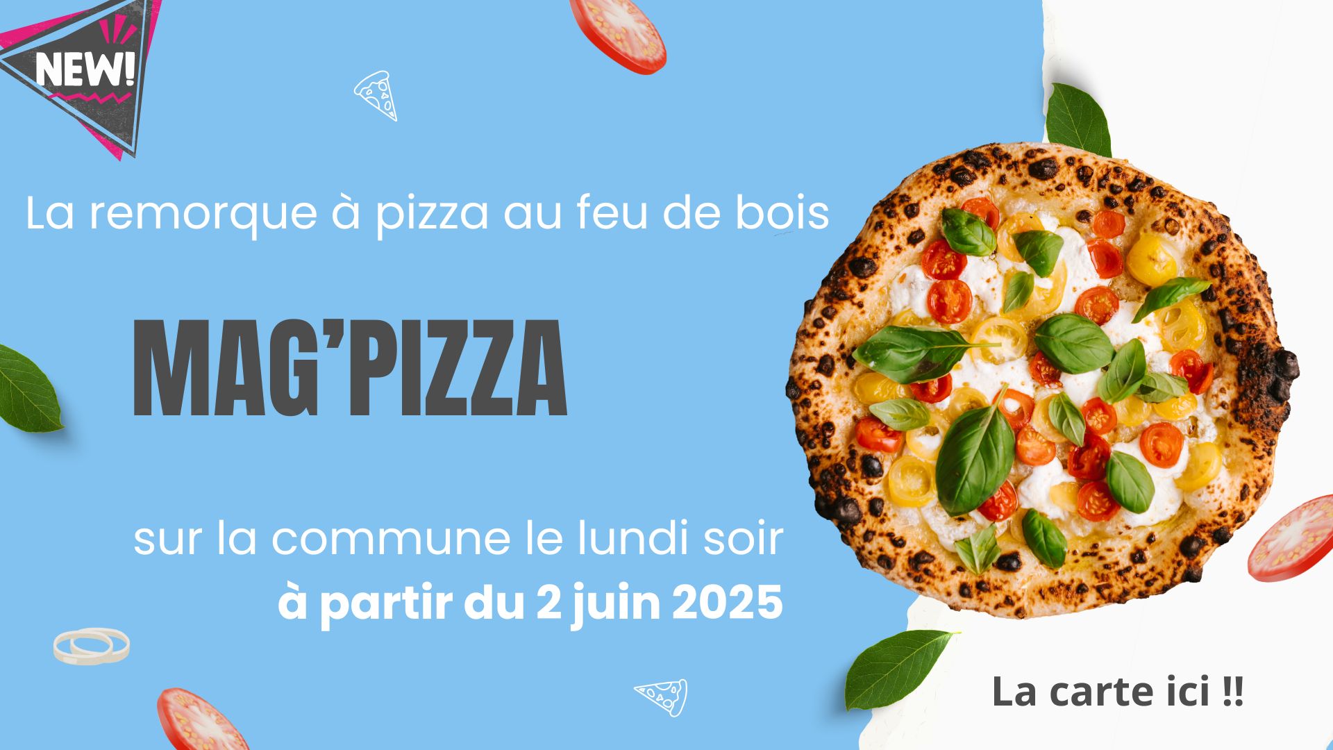 MAG PIZZA, le camion pizza sur la commune
