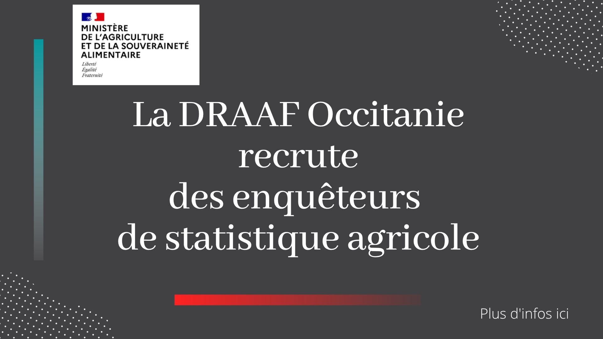 La DRAAF recrute
