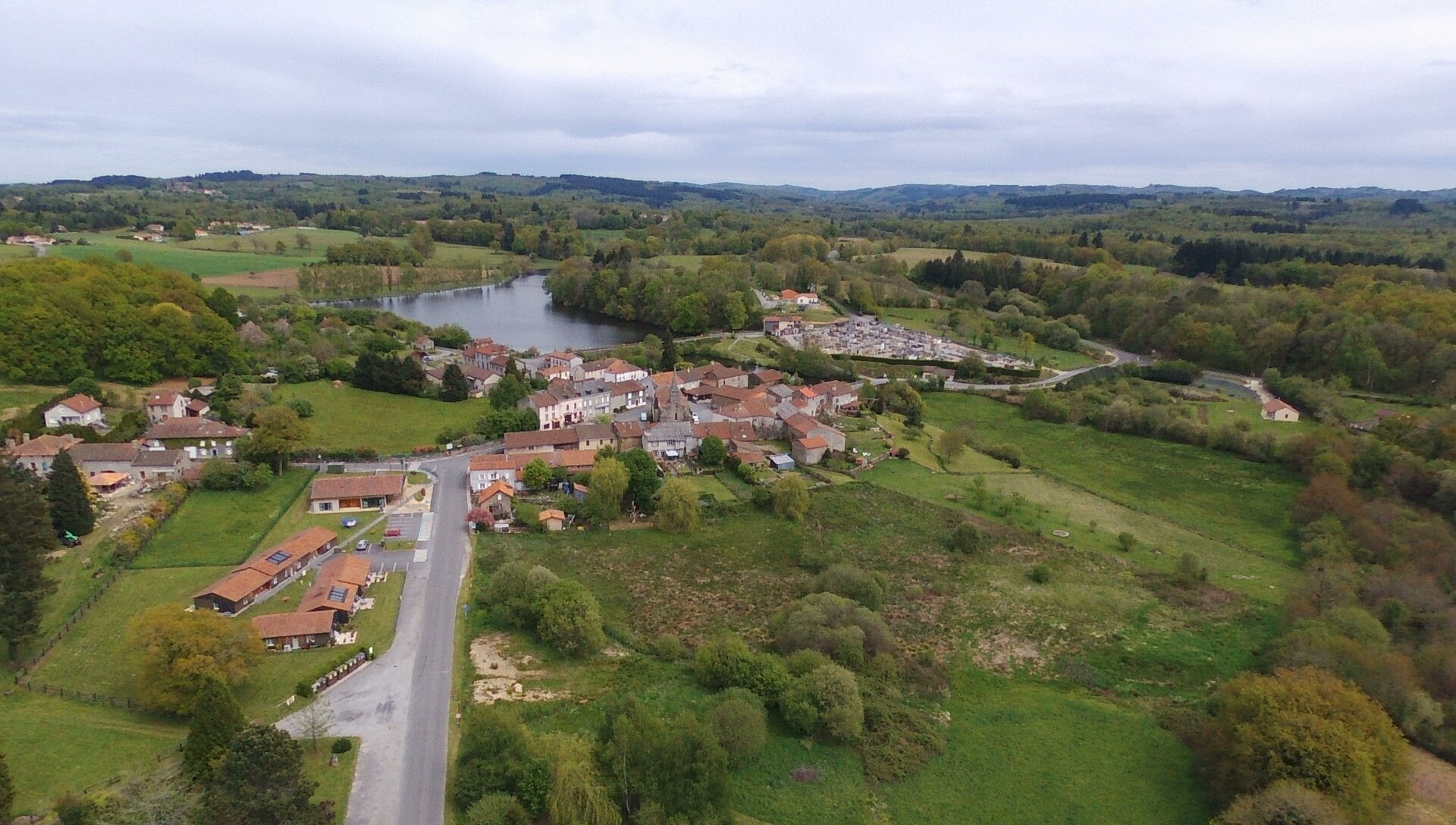 Vue aérienne St Pardoux