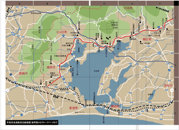 各路線地図を掲載。途中下車しての観光案内等も掲載しています。