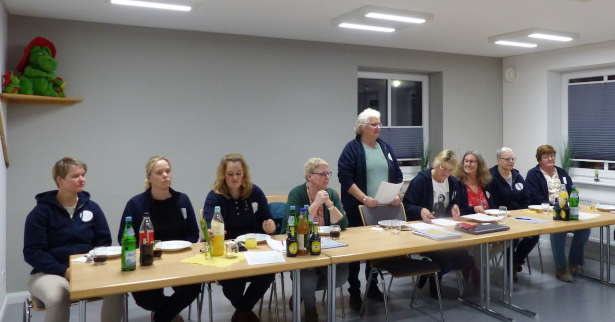 Hanne begrüßt alle