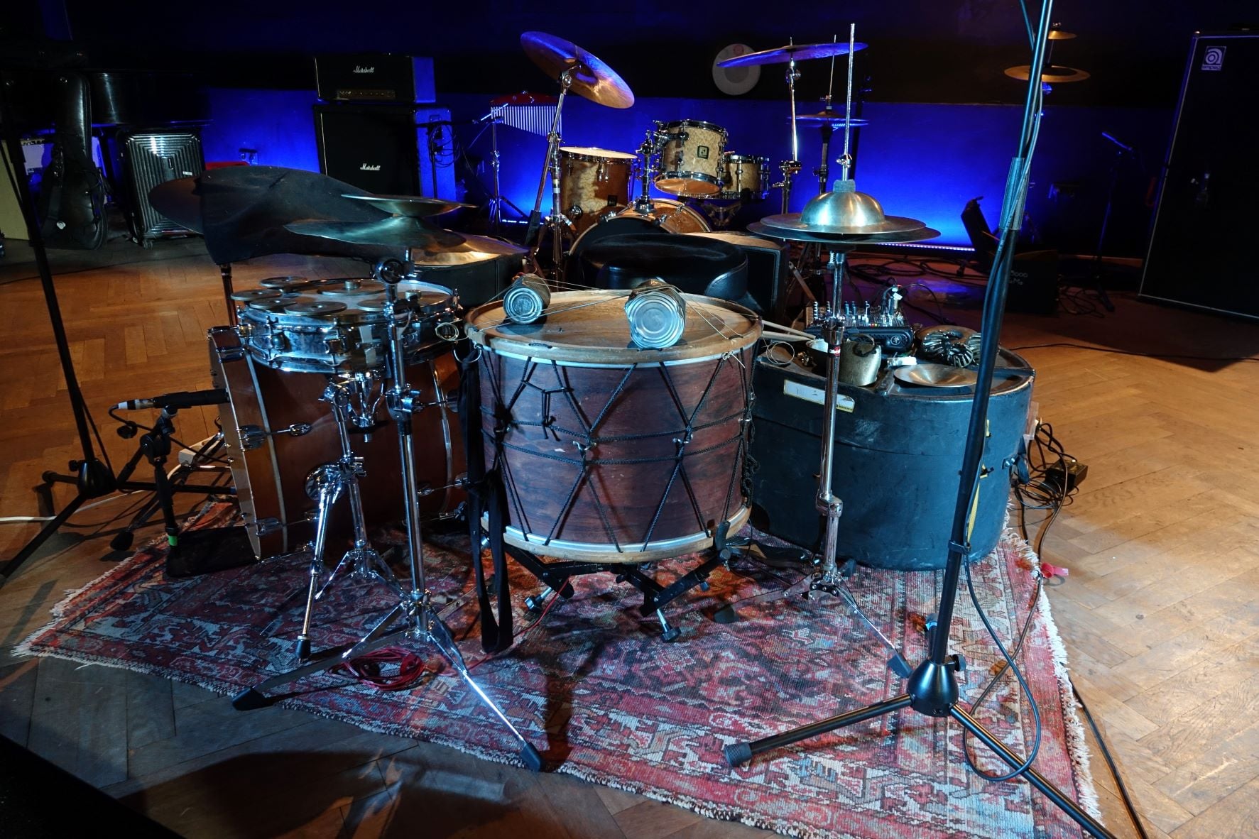 BRÖtz 80! Festival 29.08.2021 Drumset C.Emaille   ©Rainer Loeffner