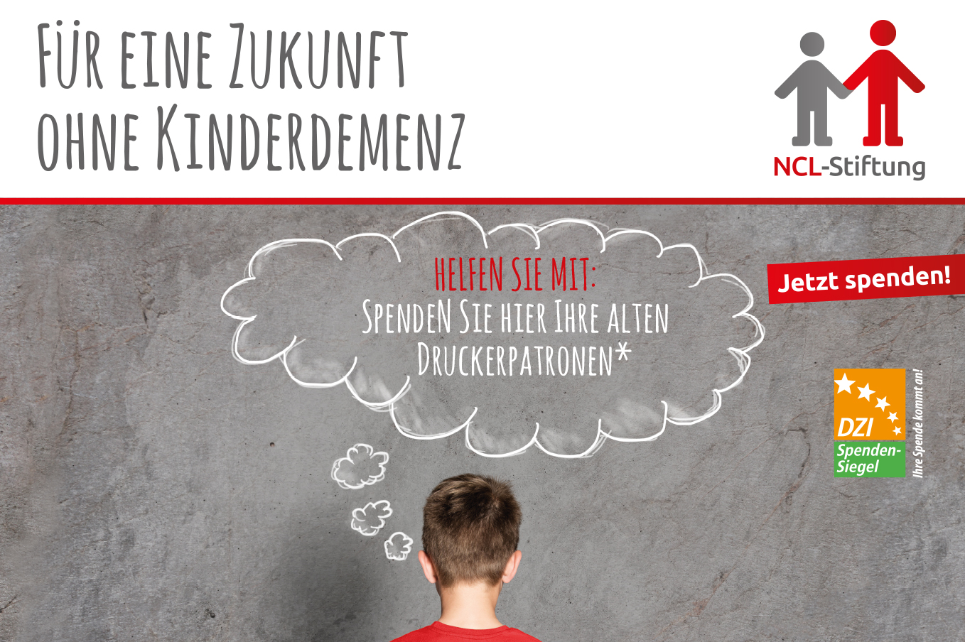 Jetzt fleissig Druckpatronen sammlen und spenden! Für mehr Informationen einfach hier klicken.
