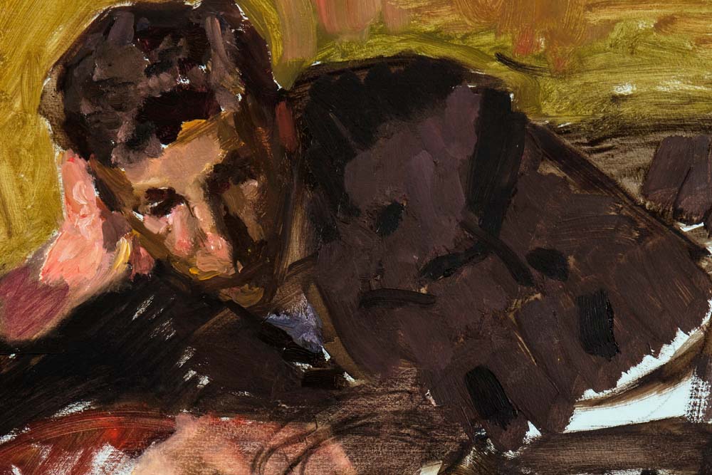 Die Spinnerin Wie Wilhelm Leibls Gemalde In Sein Spatwerk Einzuordnen Ist Artefakte
