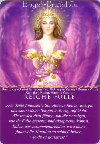 Allegria Verlag - Doreen Virtue - Das Engel Orakel - Marius Michael-George