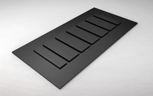 Horizontal nut, Wood or Aluminium